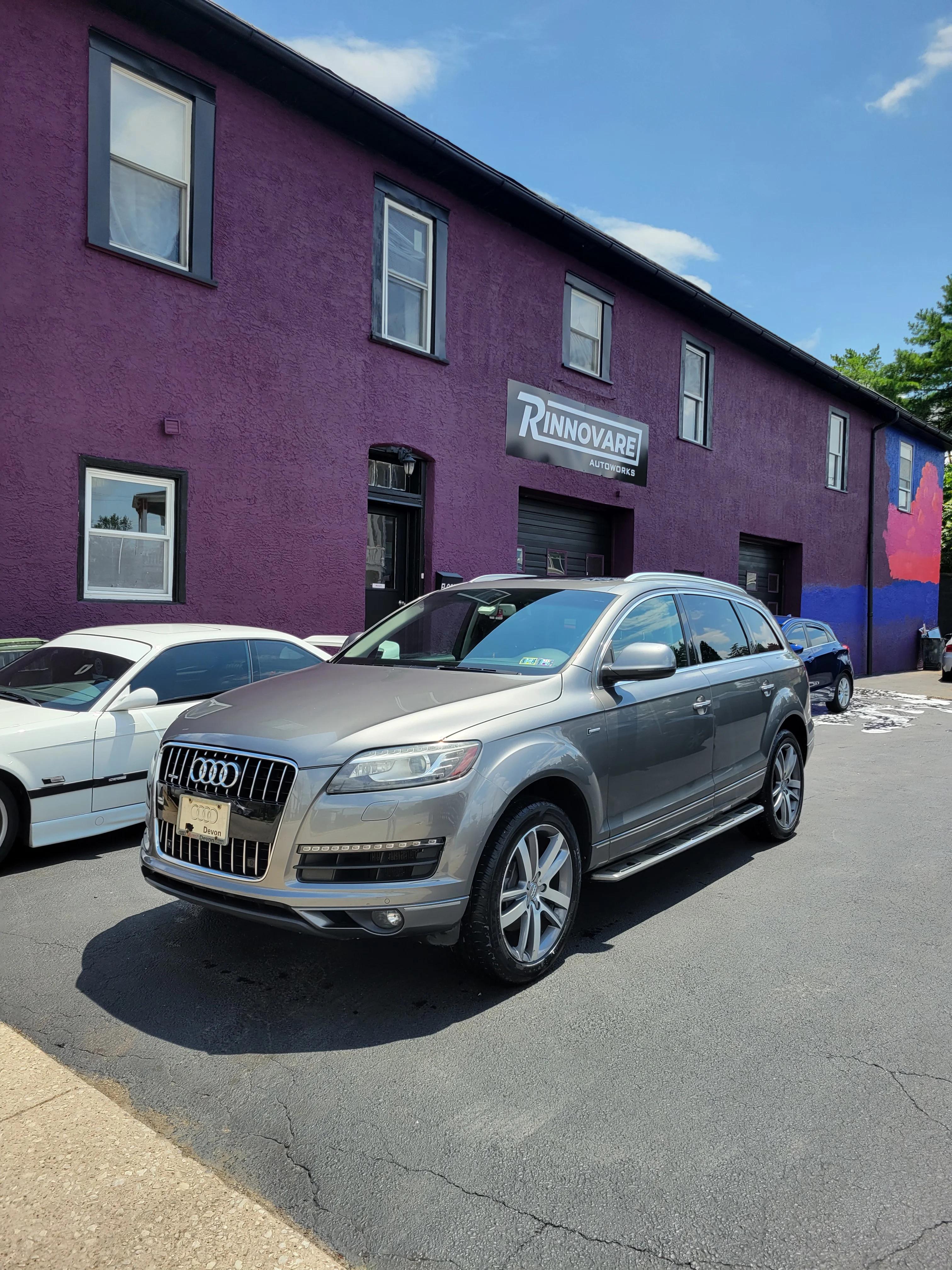 Grey Audi Q7 exterior detail — GNelson Detailing West Chester PA