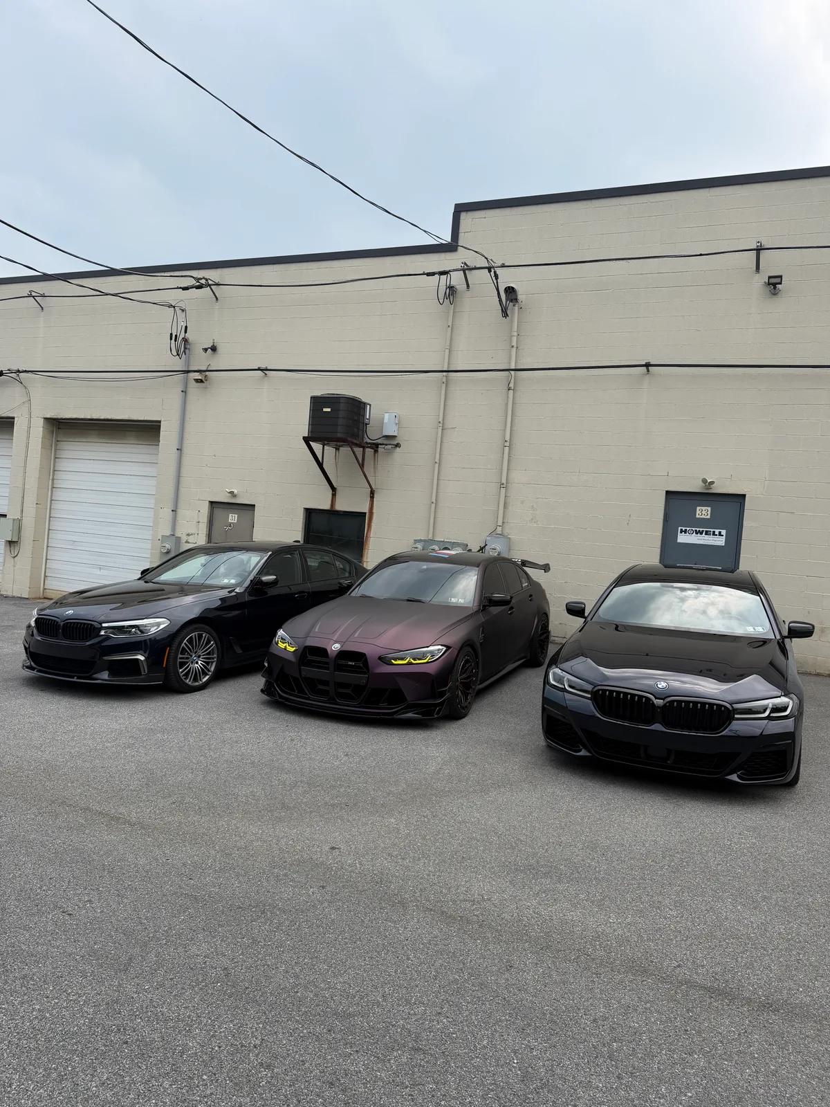 BMW Lineup — exterior detail by GNelson Detailing