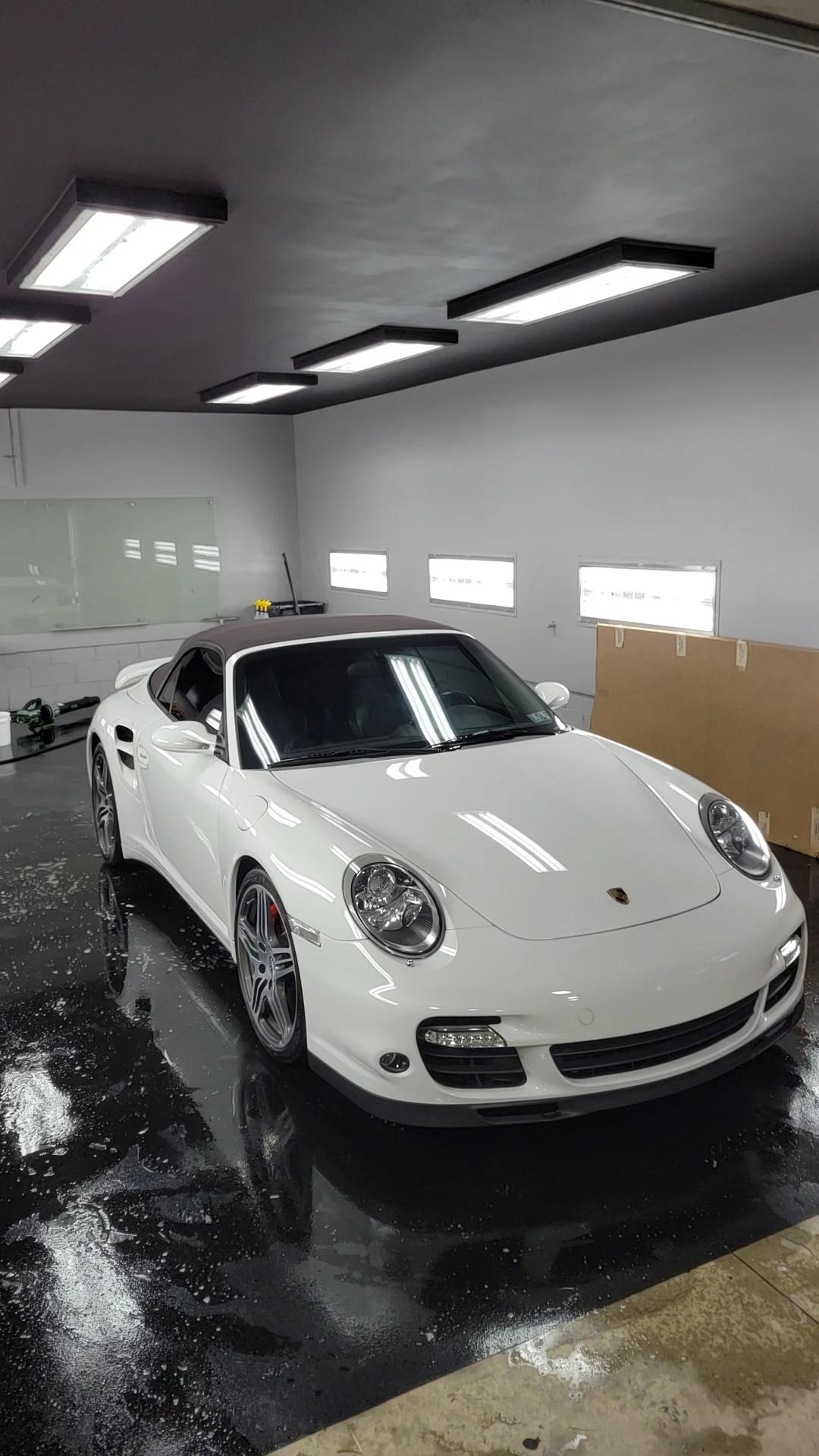 White Porsche 911 Turbo after full detail — GNelson Detailing